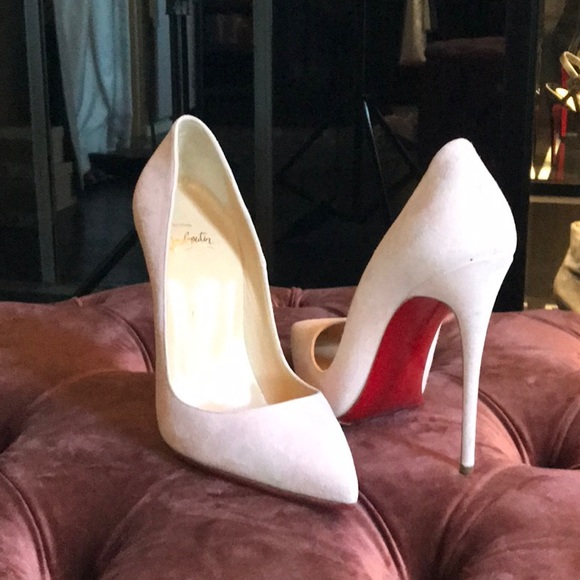 Christian Louboutin Shoes - Christian Louboutin Pink So Kate Suede Pumps